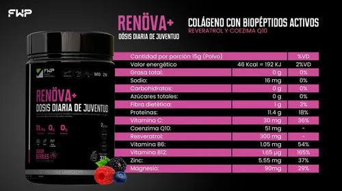 Pack de 3 Colageno Doblemente Hidrolinado RENOVA+
